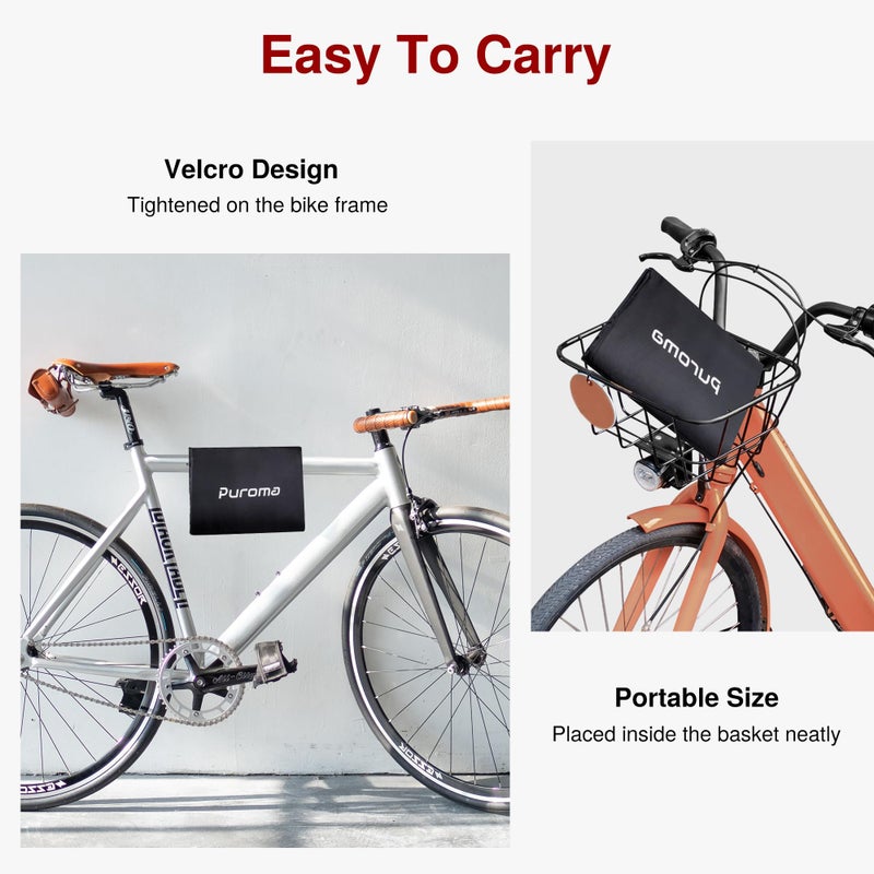 Puroma Bike Cover for 1, 2, or 3 Bikes 2XL Outdoor Waterproof Bicycle Covers Rain Sun UV Dust Wind Proof with Lock Hole for Mountain Road Electric Bike - Image 5