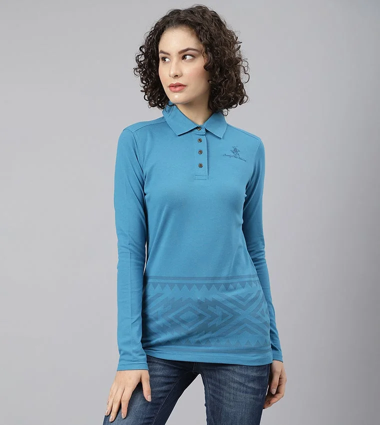 Beverly Hills Polo Club Logo Embroidered Polo Tunic