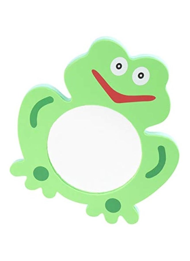 Generic - Kid Bath Toys 1Pc Unbreakable Mirror EVA Baby Mirror Bath Bathing Play Water Toy Shower Toy for Children Kids Foam Bath Toys Baby Mirror ( Green Frogs Toddler Bath Toys - Image 1