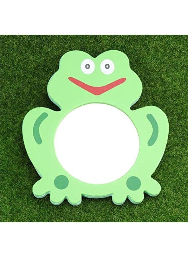 Generic - Kid Bath Toys 1Pc Unbreakable Mirror EVA Baby Mirror Bath Bathing Play Water Toy Shower Toy for Children Kids Foam Bath Toys Baby Mirror ( Green Frogs Toddler Bath Toys - Image 1