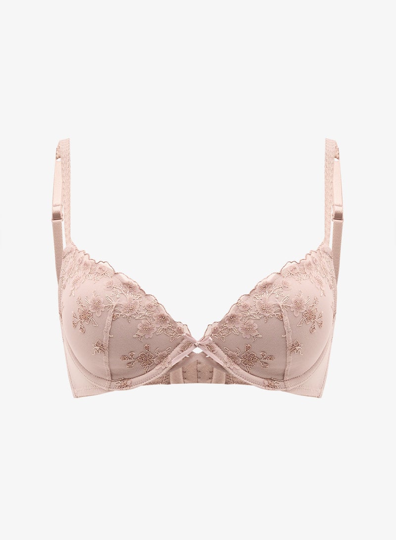 hunkemoller Lace Plunge Neck Bra - Image 1