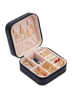Spaceshoop Portable Travel Mini Jewelry Box Leather Ring Organizer Case Storage Gift Box Girls Women  - Image 1