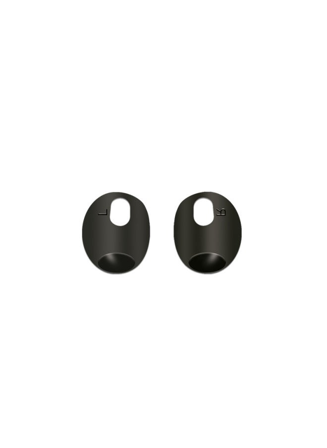 Generic - Suitable For Airpods 3 Ear Cap Airpods 3 Protective Case For Apple Earphone Set 3 Generation Ultra-thin Earplugs-Color:(Ultra Thin Ear-less) Black - Image 1
