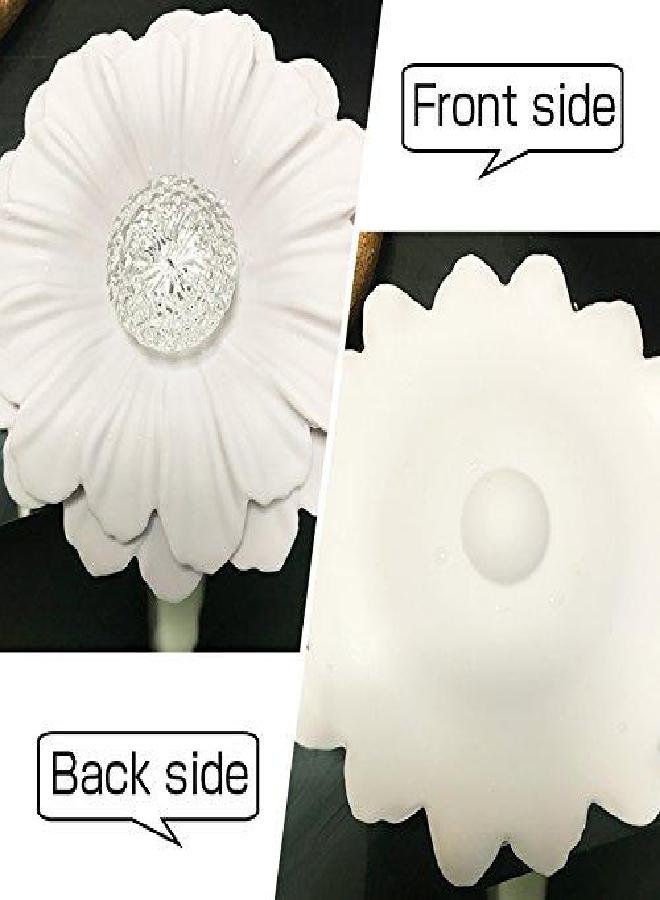 TINTON LIFE® Vivid Double-Layer Flower Shape Food Grade Silicone Mug Cup Lid Cover(Sakura) - Image 2