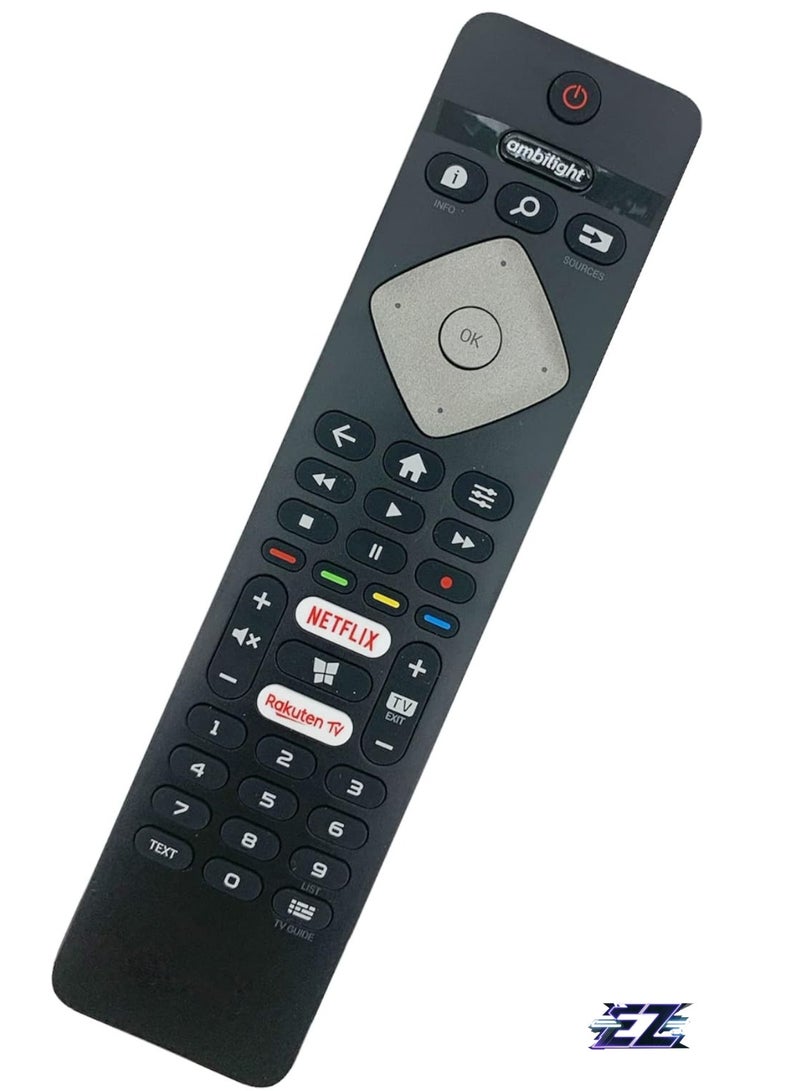 ELTRAZONE Remote Control Compatible with Philips 32PFS6905/12 70PUS6724/12 70PUS6704/12 75PUS6754/12 65PUS6754/12 55PUS6754/12 4K UHD Smart LED TV with battery - Image 2