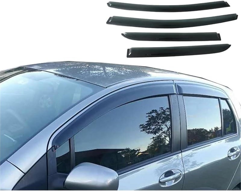 QASULER Side Window Visors for Toyota Yaris Hatchback - Image 4