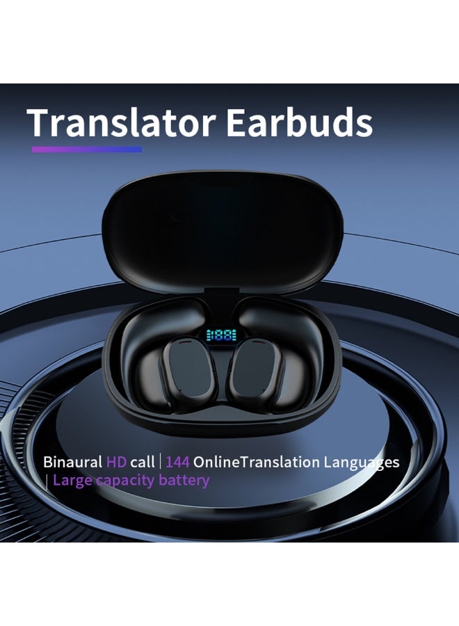 general Smart Translator Earbuds B66 Intelligent Voice Translation Earphones Bluetooth Headphones Wireless Headset Binaural Simultaneous Translation High Accuracy & Fast Translation in 144 Languages Up to 98% Accuracy Simultaneous Interpretation Premium Sound Quality ENC Active Noise Reduction Bluetooth 5.0 Long-lasting Battery - Image 3