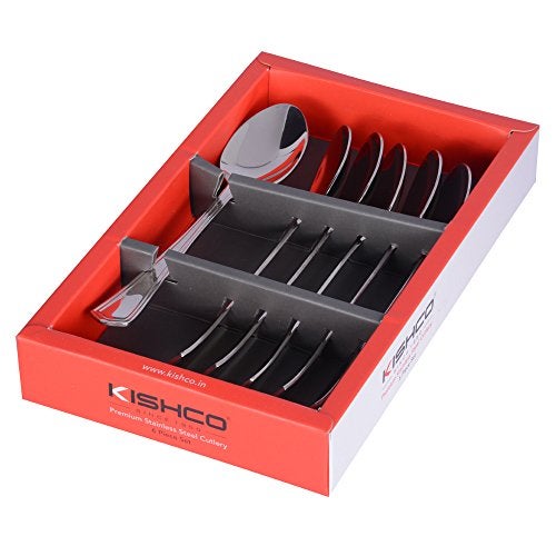 Kishco Stainless Steel Lighthouse Dessert/Dinner Spoons Set - Pack of 6 - Image 2