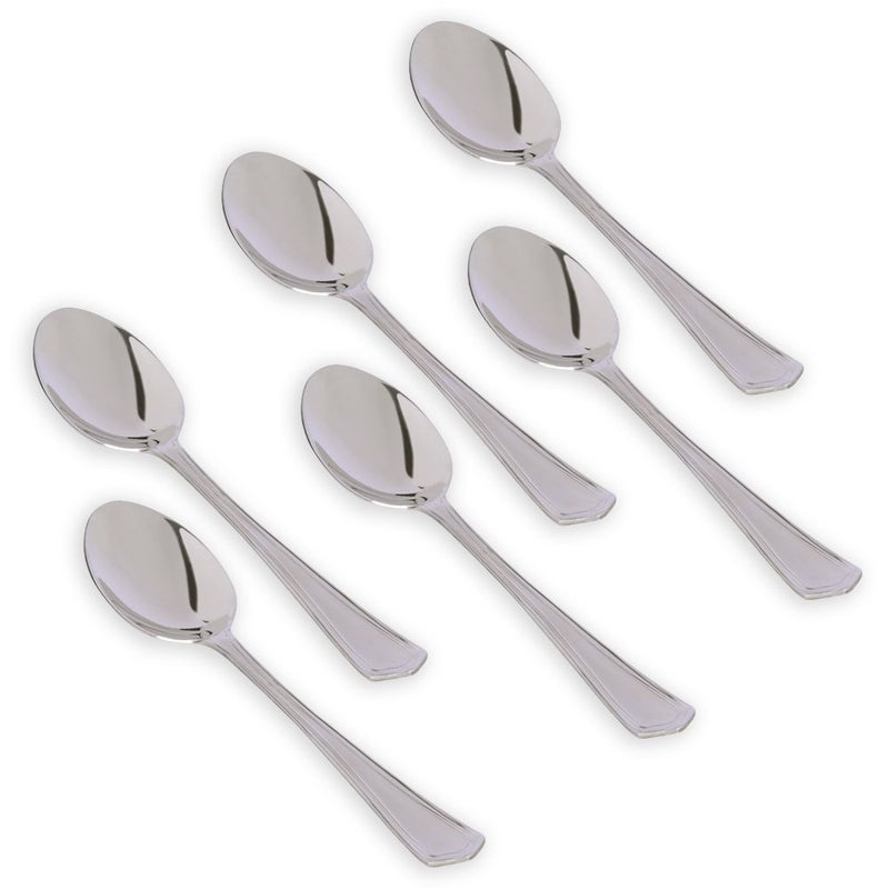 Kishco Stainless Steel Lighthouse Dessert/Dinner Spoons Set - Pack of 6 - Image 5