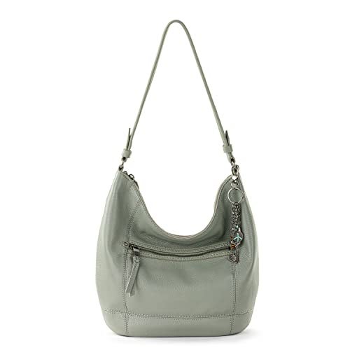 The Sak Sequoia Hobo Bag in Leather, Single Shoulder Strap, Meadow - Image 1