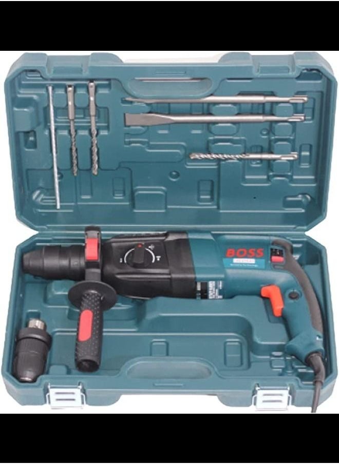 BOSS Electric Hammer Drill 2200W Rotary Hammer, 26 Mm Concrete Capacity  - Image 1