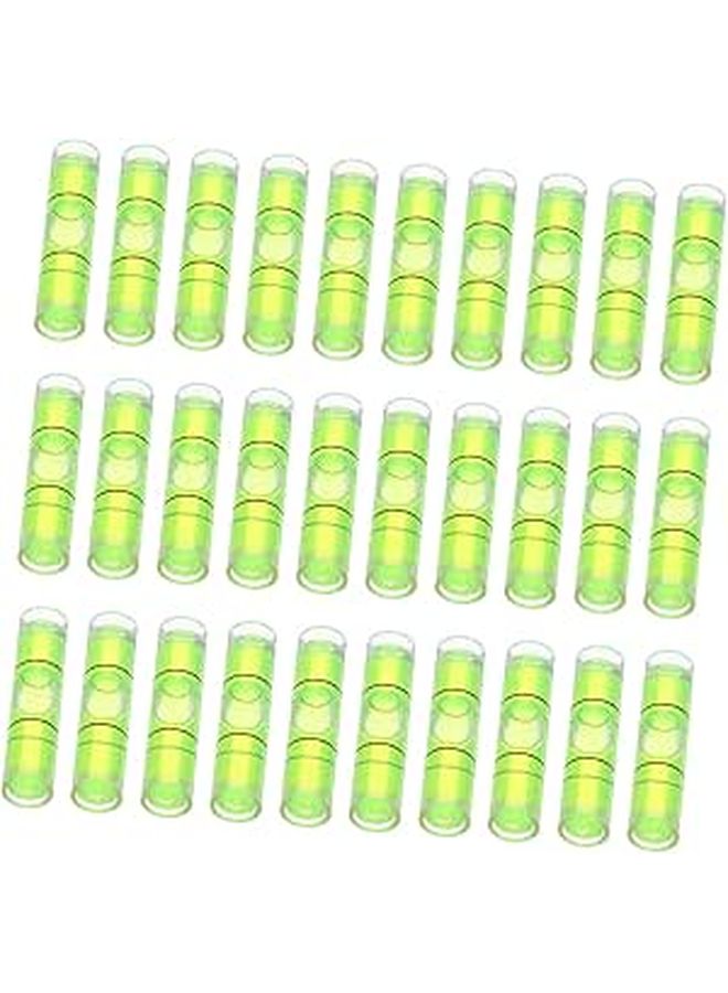 50 Pcs 8x23mm Mini Horizontal Bubble Level Vials for Picture Hanging Precision Layout Measuring Tools - Image 1