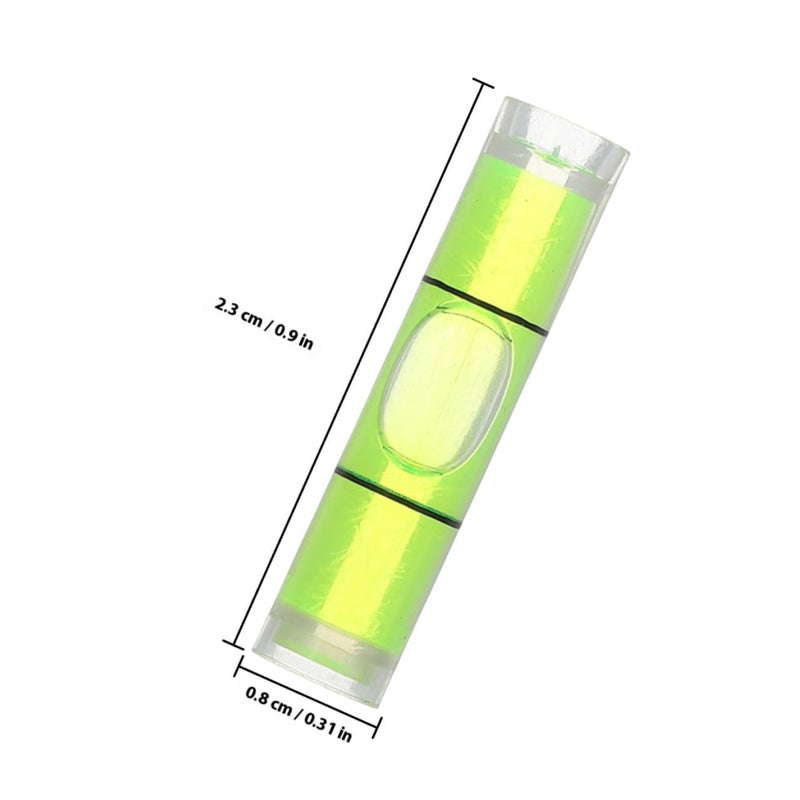 50 Pcs 8x23mm Mini Horizontal Bubble Level Vials for Picture Hanging Precision Layout Measuring Tools - Image 3