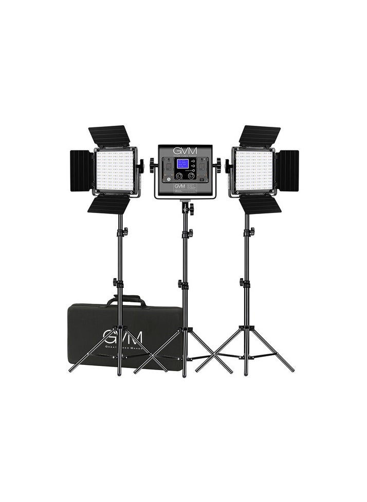 GVM Great Video Maker GVM RGB STUDIO LIGHT LED 880RS 3L KIT  - Image 1