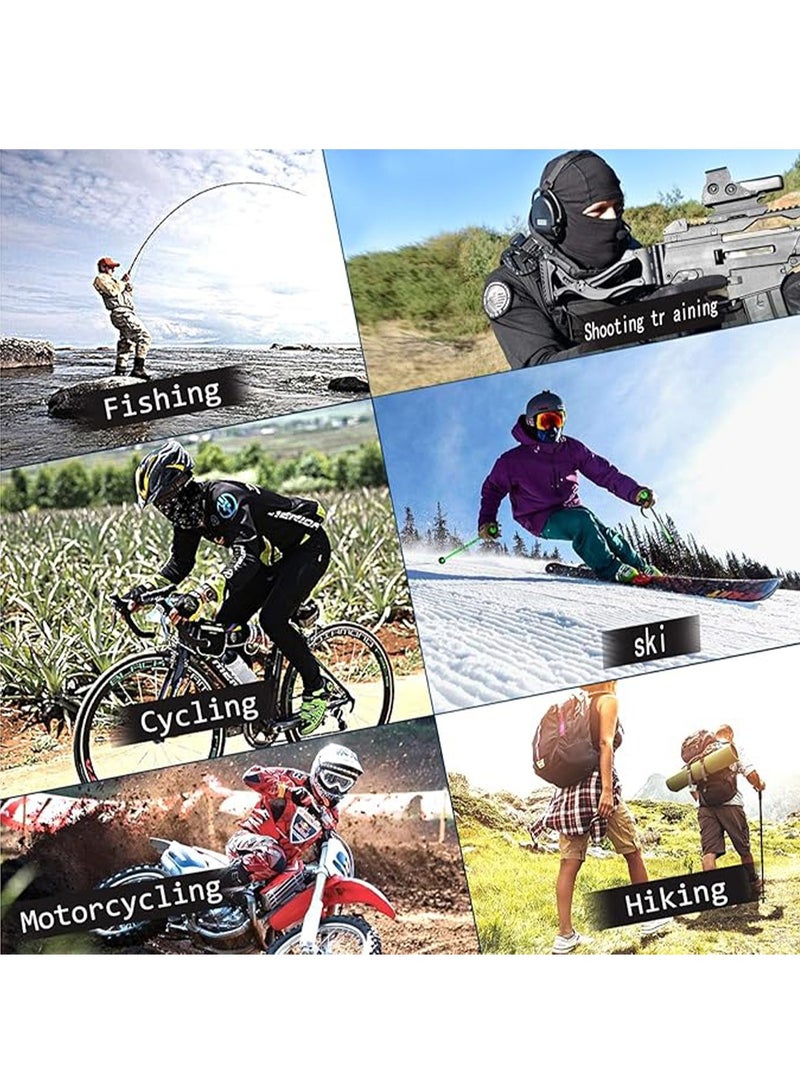 5Pcs Balaclava Face Mask,Adjustable Windproof Dustproof UV Protection Face Cover for Men Women Skiing Snowboarding Cycling Hiking - Image 3