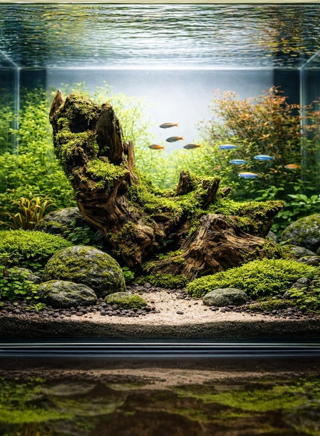 aqua nature AquaNature® Natural Small Driftwood for Aquarium Decor,Reptile Decor, Assorted Driftwood, Hardscape Material, Planted Aquascape Driftwood (ADW072 - (21x10x17cm)) - Image 2