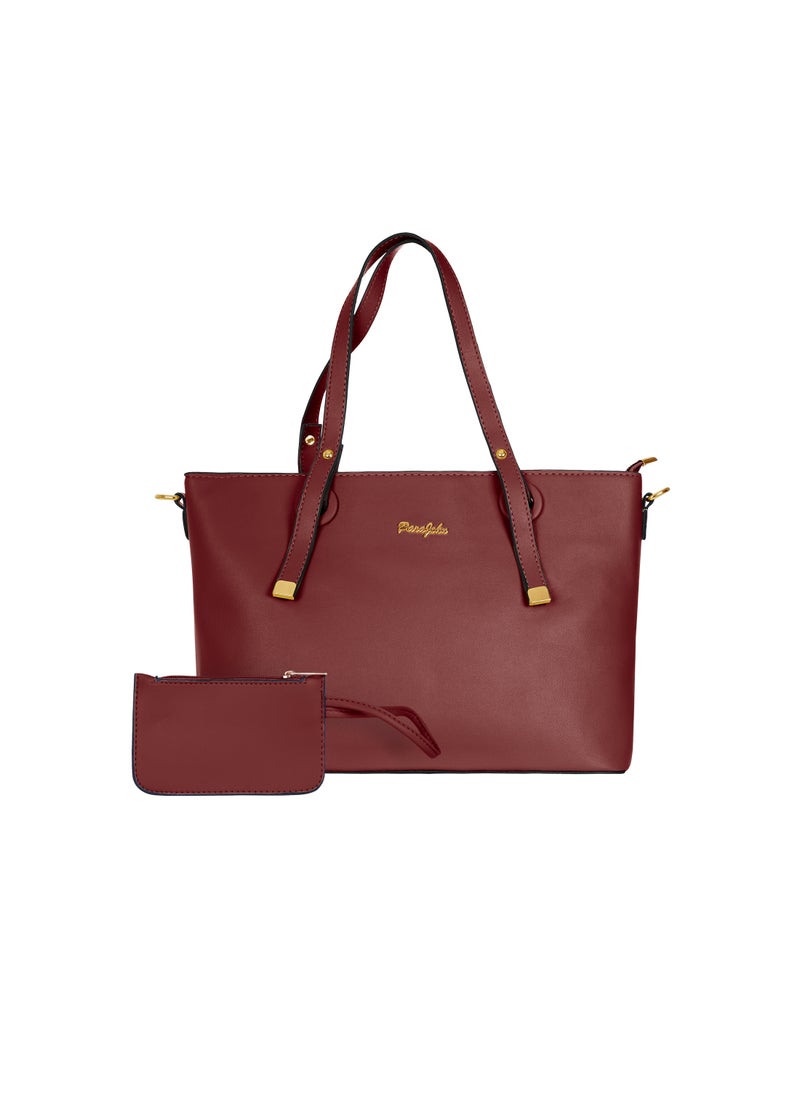 PARAJOHN Bella Tote Solid Fashionable Ladies Top-handle Bags Handbags for women Shoulder Crossbody bag  - Image 1
