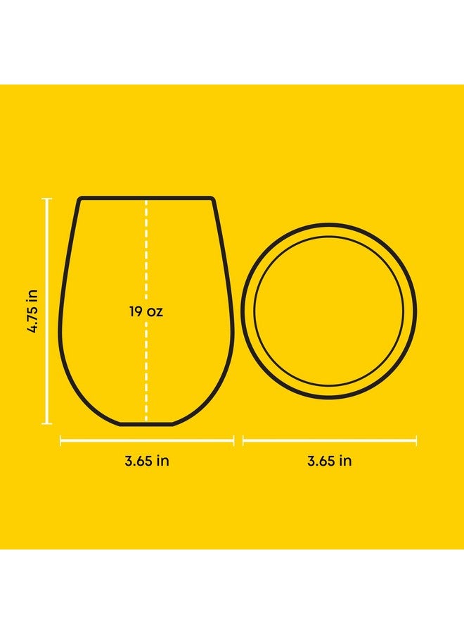 JoyJolt JoyJolt Star Wars™ Helmet Hues Tumblers Stemless Glasses. Set of 4 Large 19oz Glass Drinking Glasses, Wars Kitchen Gifts and, Collectibles for Adults - Image 2