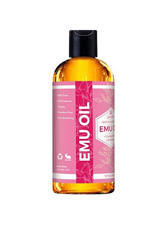 Leven Rose Emu Oil 100% Pure Natural Scar Minimizer Anti Aging Skin Moisturizer 16 Oz - Image 3