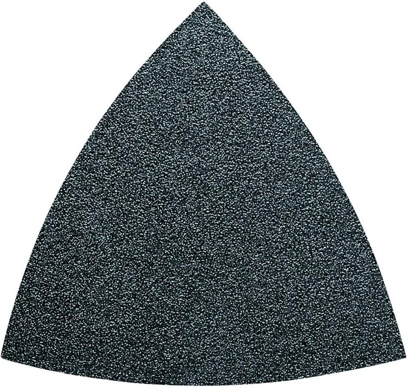 Fein Sanding Sheets with Hook & Loop Attachment - Aluminum Oxide, Full Resin Bond, Multi-Material Use, Unperforated, 150 Grit, 3-1/8" Edge Length, 50-Pack - 63717087014 - Image 1