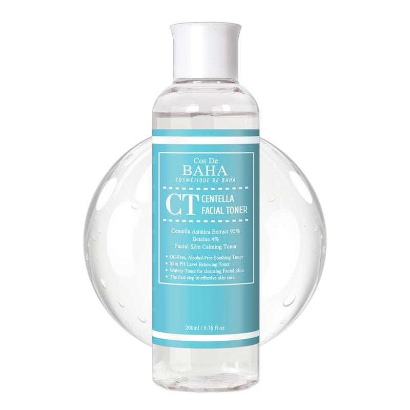 Cos De BAHA Centella 92 Facial Toner 676 Fl Oz Lightweight CICA Toner with Centella Asiatica Extract Madecassoside Aloe 200 ml - Image 3