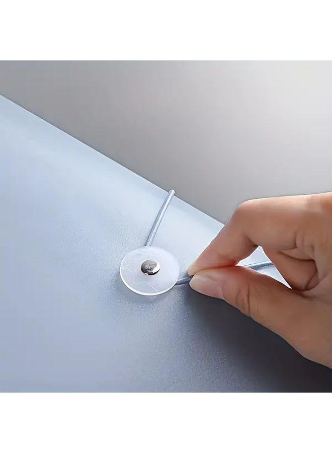 100 Pocket Plastic Portfolio Folder A4 Size With Snap Closure Grey - Image 4