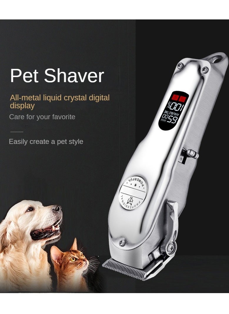 M MIAOYAN - Dog electric clipper electric clipper high power hair clipper metal hair clipper pet shaver - Image 1