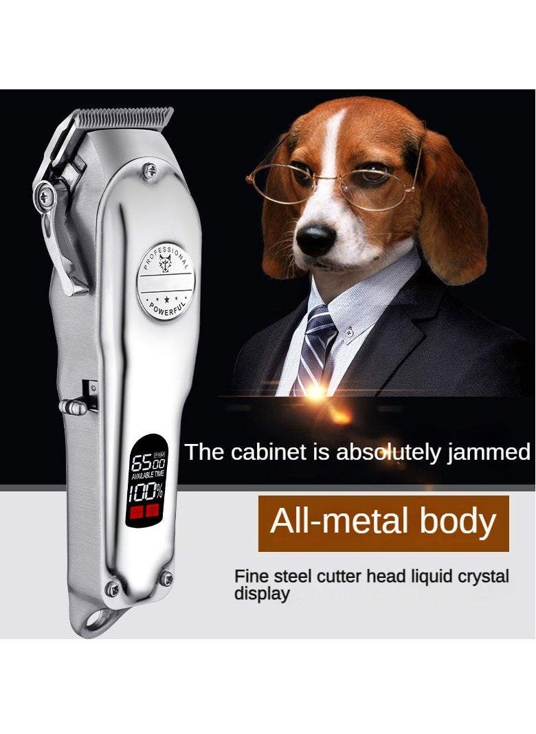 M MIAOYAN - Dog electric clipper electric clipper high power hair clipper metal hair clipper pet shaver - Image 1