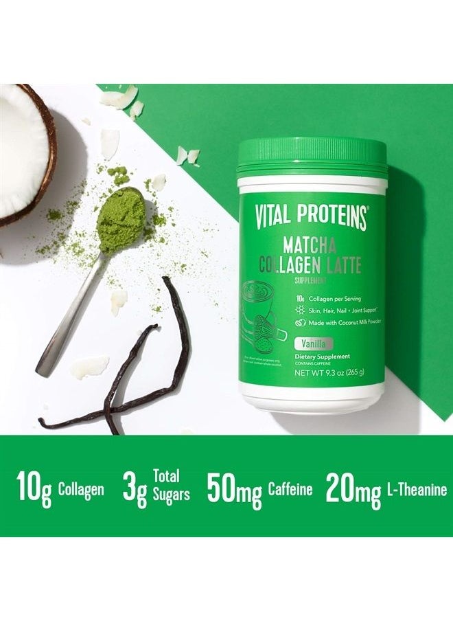 Vital Proteins VITAL PROTEINS Vanilla Matcha Collagen Latte Powder, 9.3 OZ  - Image 2