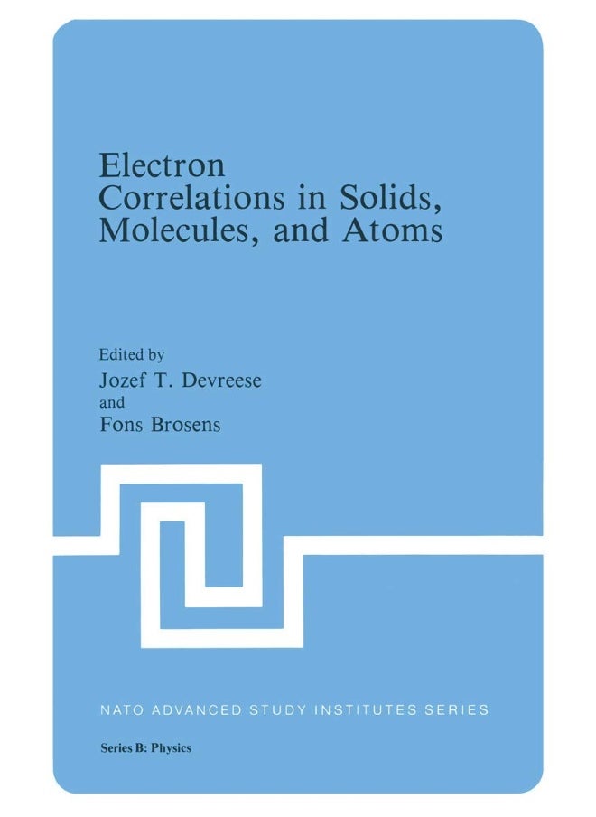 Electron Correlations in Solids, Molecules, and Atoms 