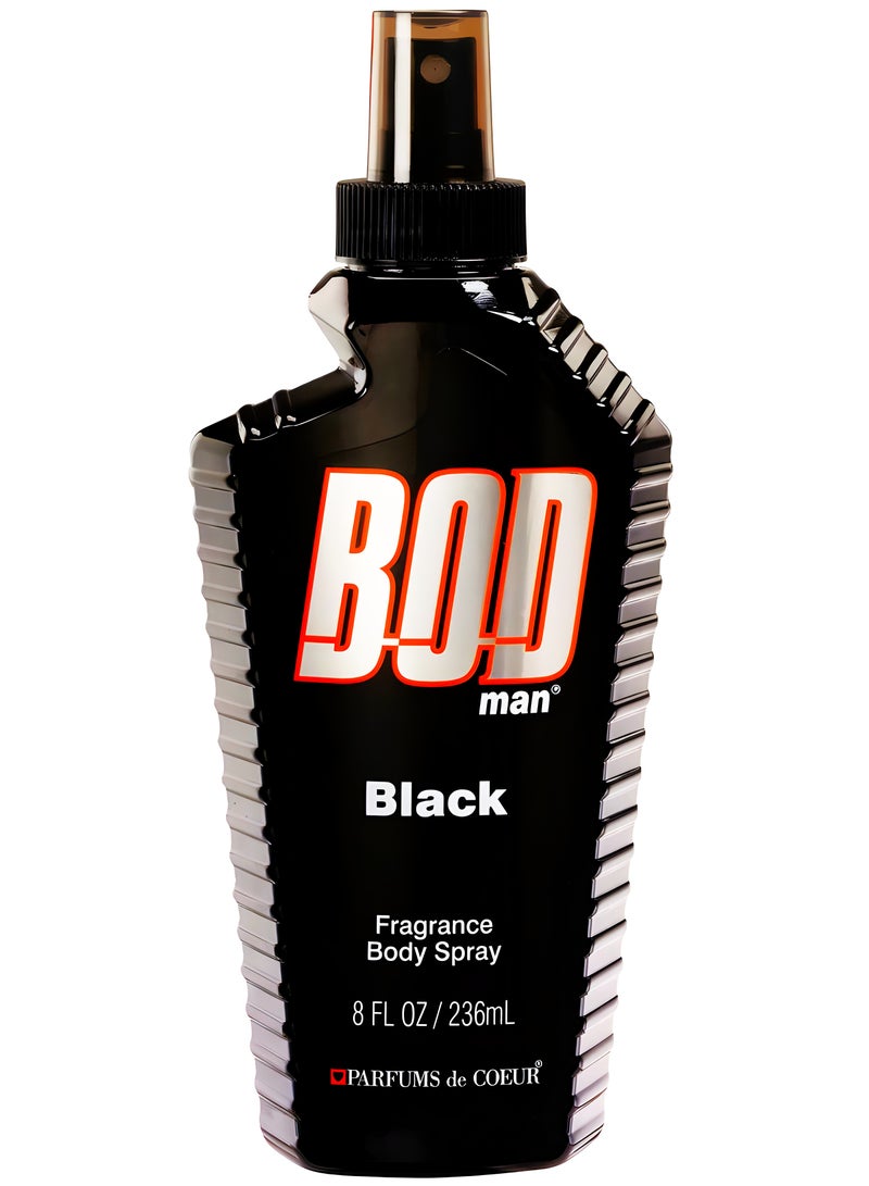 BOD Man Black Fragrance Body Spray 8 FL OZ / 236 mL