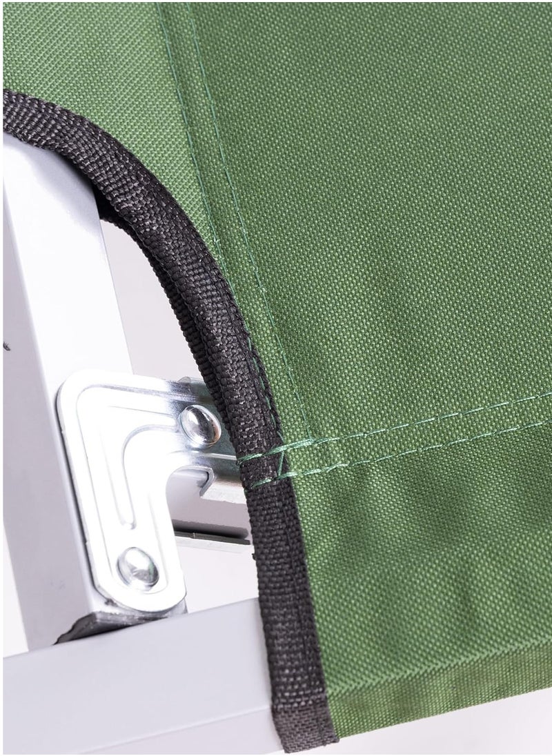 GO2CAMPS Heavy Duty Foldable Camping Bed With Carry Bag | Sun Lounger | Travel Bed | Camping Cot | Portable Multifunctional Trip Bed For Hiking, Beach, Desert, Home,Offices,Traveling | Military-Grade Portable Sleeping Bed With 190Cm Length, 65Cm Width, And 42Cm Height – Ideal For Camping, Hiking, And Outdoor Adventures  - Image 5
