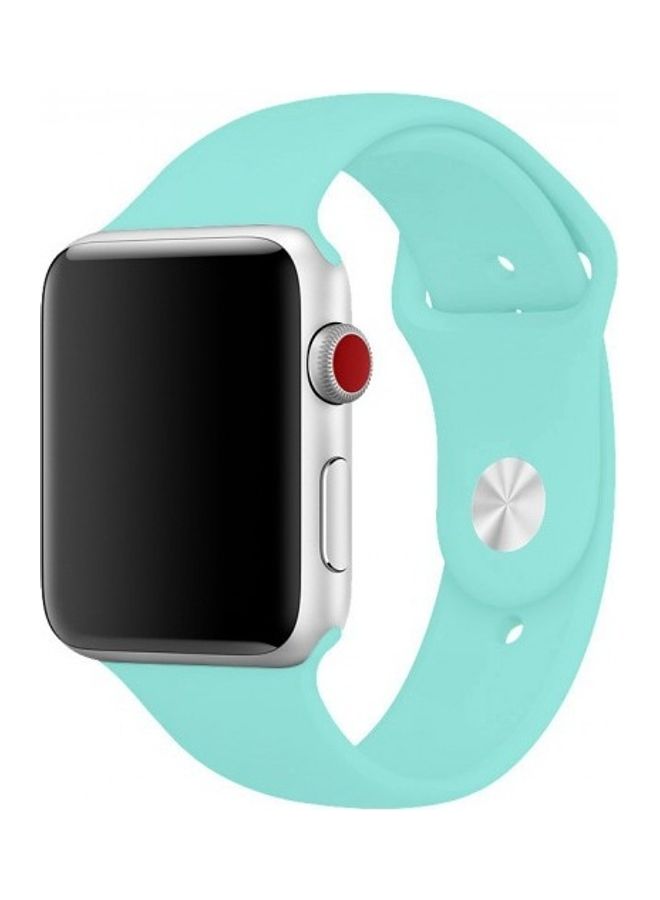 Silicone Replacement Band For Apple Watch Marine Green - Image 1