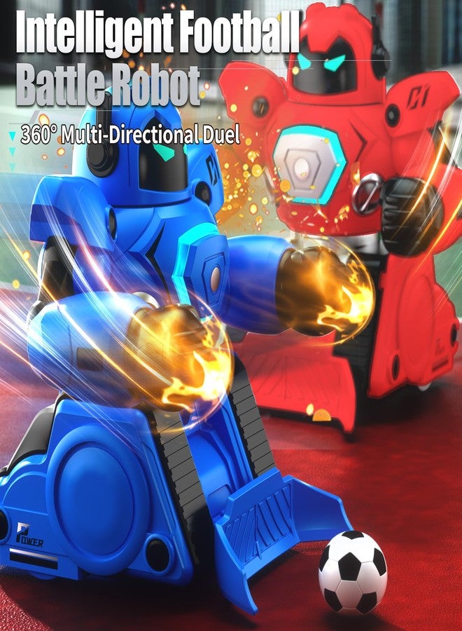 OBEST مجموعة روبوتات قتال عن بُعد OBEST مكونة من 2، روبوت قتال RC يطلق النار مع صوت وضوء قابلين للتعديل، ألعاب روبوتات قتال إلكترونية ممتعة، هدايا عيد الميلاد أو عيد الميلاد للأطفال من عمر 6 سنوات فما فوق - Image 3
