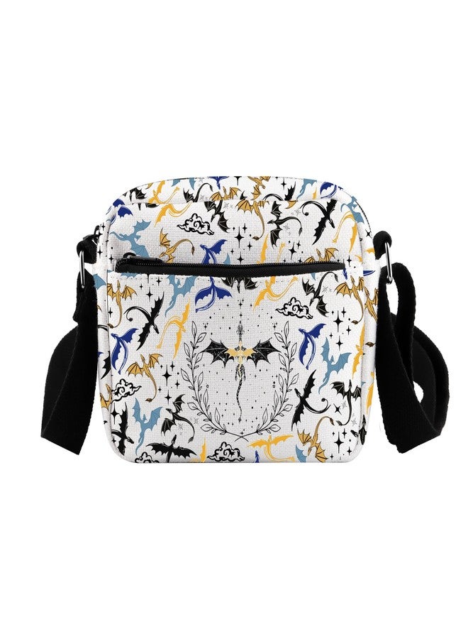 TOBGBE FWing Dragon Rider Gifts Book Lover Crossbody Bag FW Book Series Inspired Gifts FW Fantasy Novel Lover Shoulder Purse (FW Book Lover H CB) - Image 1