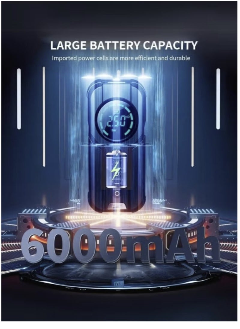 Denx Denx DX414 6000 mAh portable car starter battery with built-in air blower  - Image 4
