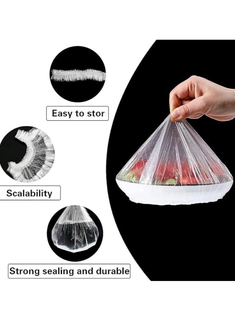 Fresh Keeping Bags,Elastic Plastic Food Storage Covers,Pe Cling Film Bag,Used For Fruit Preservation And Food Storage Clear  - Image 2