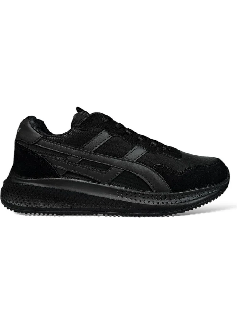 Liger Men's Comfort Light Sole Sneakers Black