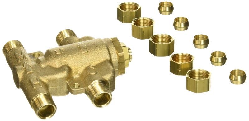 Watts 0204143 USGBM2 Under Sink Guardian Thermostatic Mixing Valve 38 Inches Brass