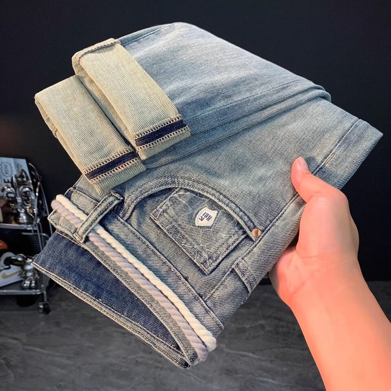 Unisex Classic Denim Jeans Loose Fit Daily Outdoor Wear - Image 3