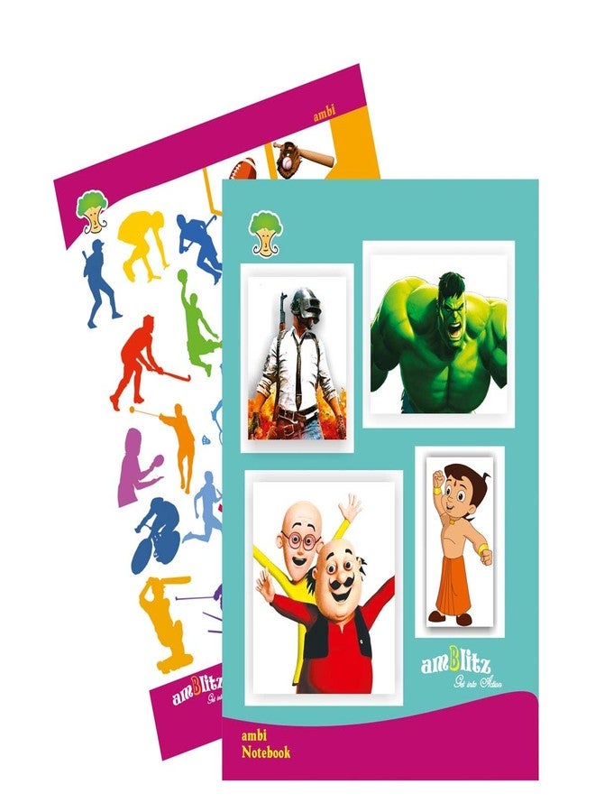 Amblitz Copy | Soft Cover Notebook | School Copy | 96 Pages | Pack of 6| 18 x 24 cm | Single Line | - Image 2