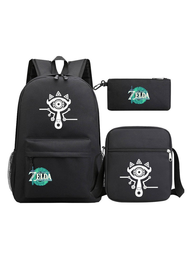 ZELDA Printed Youth Large Capacity Men's and Women's Shoulders