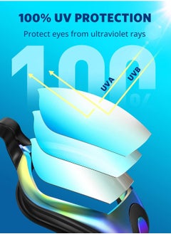 MOSH Aegend Swim Goggles, Swimming Goggles No Leaking Adult Men Women Youth  - Image 2