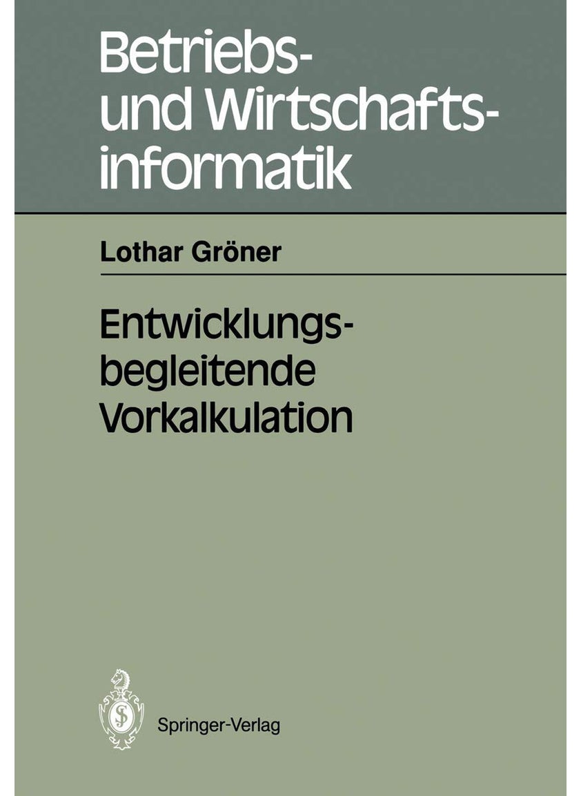 Entwicklungsbegleitende Vorkalkulation 