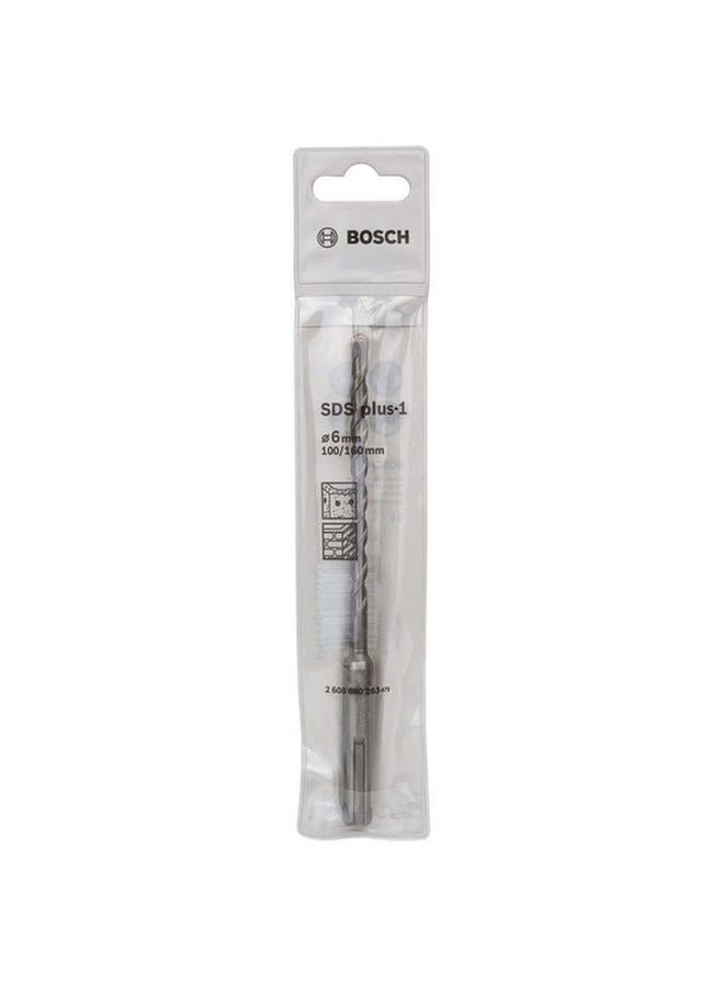 BOSCH SDS Plus-1 Break-Resistant Metal Hammer Drill Bit Grey 6 x 160mm  - Image 2