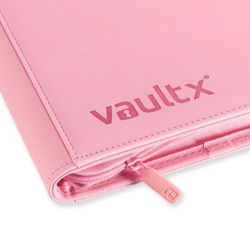 Vault X 12 Pocket Zip Binder, 480 Cards, Exo-Tec Material, 20 Side-Loading Pages (Pink) - Image 5