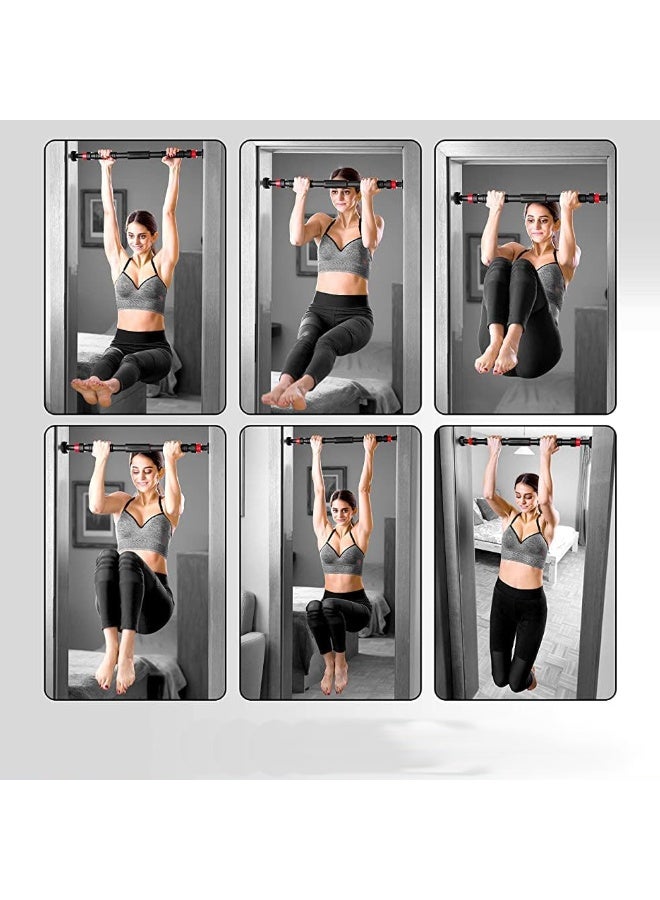SportQ Adjustable Door Pull Up From 60 To 100 Cm – Easy To Install And Disassemble Without Any Tools Double Safety System Against Disassembly During Exercise – Strong Materials Withstand High Weights - Image 5