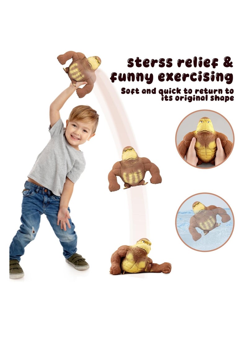 عام "ألعاب غوريلا لتخفيف التوتر - شخصيات كرتونية مرنة، هدايا عيد ميلاد للكبار والصغار، هدايا حفلات للأصدقاء والعائلة" - Image 5