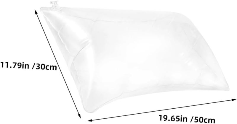 2pcs PVC Inflatable Pillow Set Lightweight Camping Cushion Foldable Design for Travel and Outdoor Use - Image 2