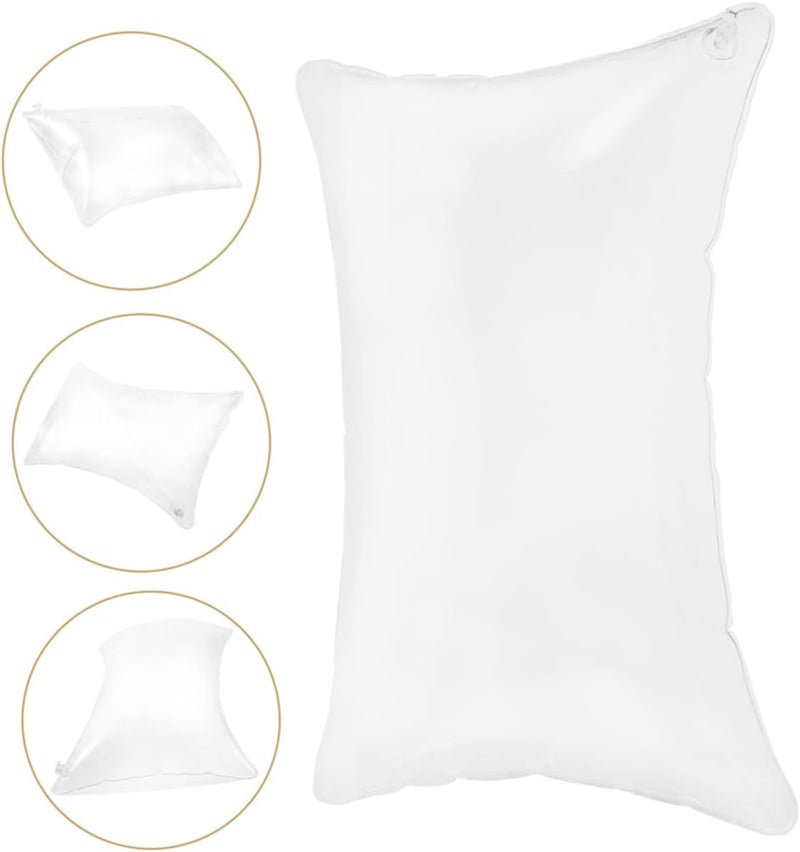 2pcs PVC Inflatable Pillow Set Lightweight Camping Cushion Foldable Design for Travel and Outdoor Use - Image 4